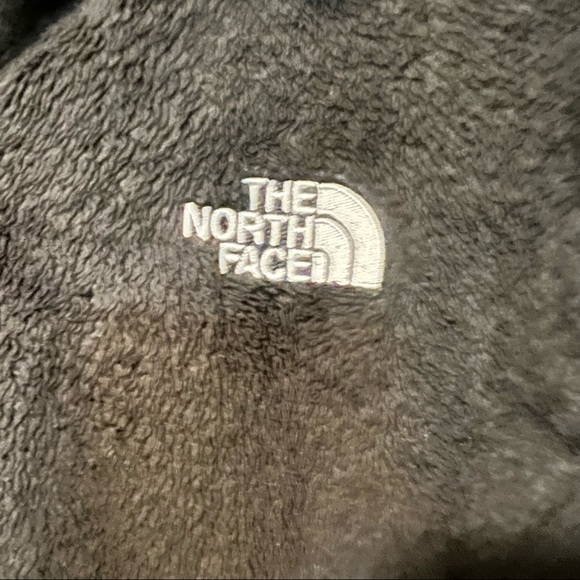 The North Face Size Large Black Fuzzy Zip-Up Jacket - Picture 3 of 6
